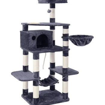 New Hoppa! Multi-Level Kattenboom Voerbak Krabpaal Sisal