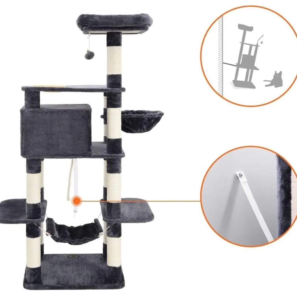 hoppa-multi-level-kattenboom-v-MXJwQqKJ-2.webp New Hoppa! Multi-Level Kattenboom Voerbak Krabpaal Sisal