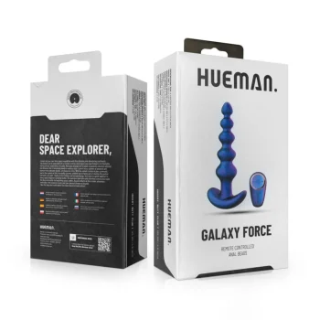 Clearance Hueman Galaxy Force Vibrerende Butt Plug Met Afstandsbediening