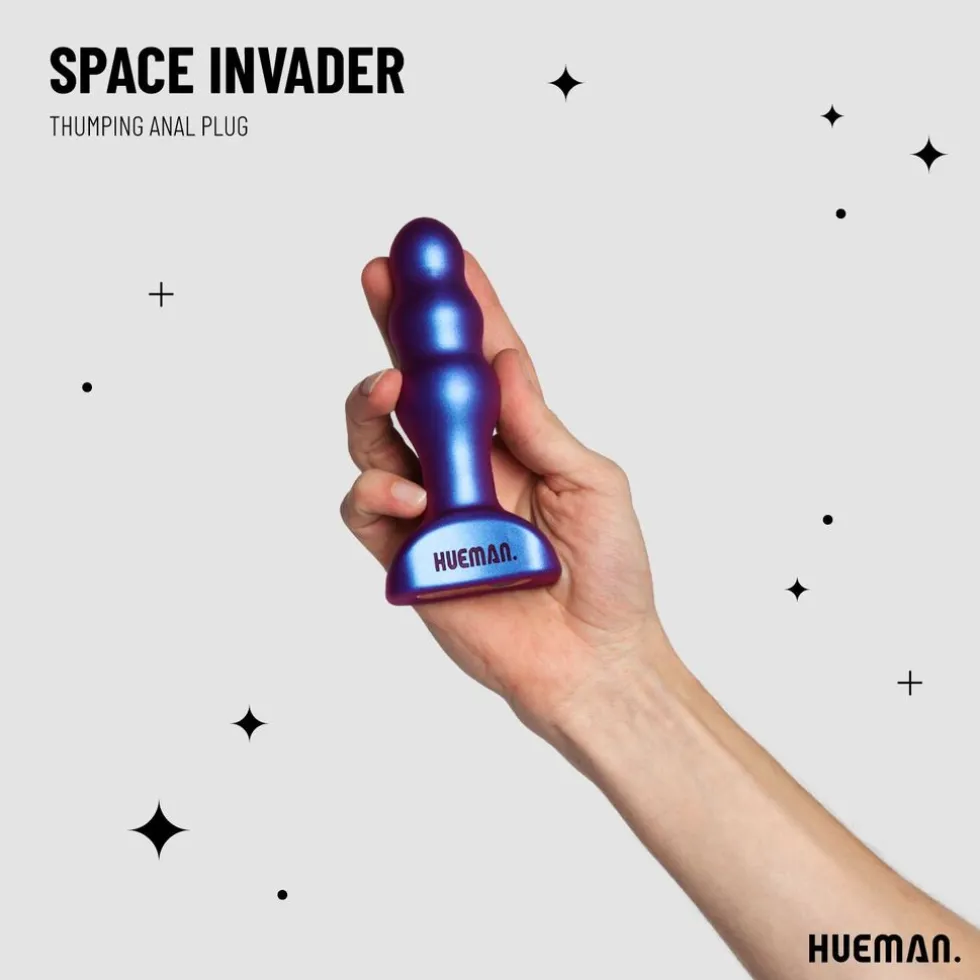 hueman-space-invader-vibrerend-eVFxWwuD-1.webp Outlet Hueman Space Invader Vibrerende En Stotende Buttplug