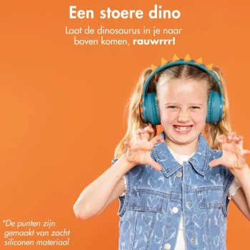Fashion Imoshion Draadloze Bluetooth Kinder Koptelefoon Met Dino Spikes