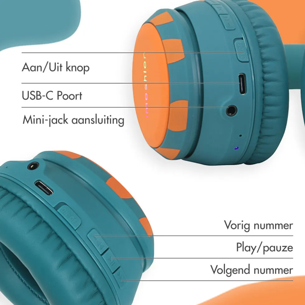 imoshion-draadloze-bluetooth-k-xWcZMOfk-4.webp Fashion Imoshion Draadloze Bluetooth Kinder Koptelefoon Met Dino Spikes