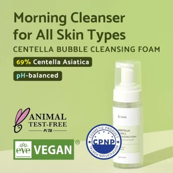 Discount IUNIK Centella Bubble Cleansing Foam