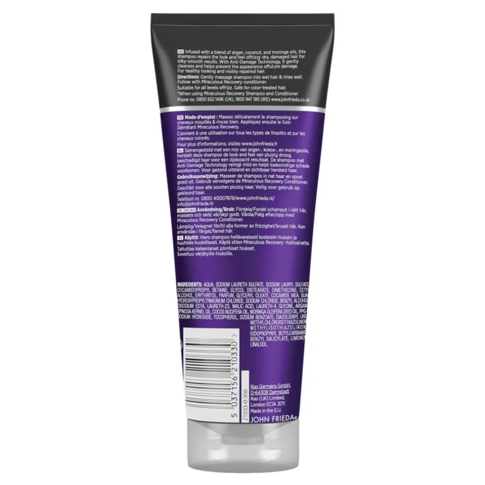john-frieda-frizz-ease-miracul-FxuMwdKL-1.webp Hot John Frieda Frizz Ease Miraculous Recovery Repairing Shampoo