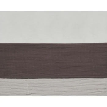 Online Jollein Wrinkled Cotton Chestnut 75 X 100 Cm Wieglaken