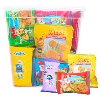 Fashion Kabouter Plop, Maya De Bij En De Smurfen Koekjesassortiment 44 Stuks