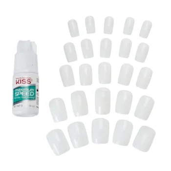 Online Kiss Full Cover Short Square Kunstnagels