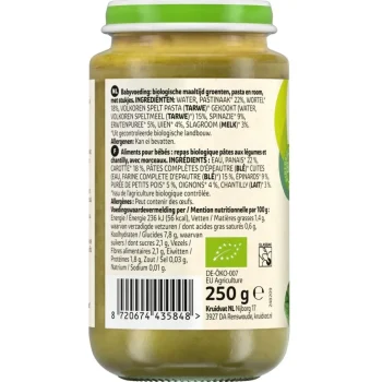 Online Kruidvat 12+M Bio Speltpasta & Groente Maaltijd