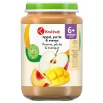 Discount Kruidvat 6+M Bio Appel, Perzik & Mango Fruithapje
