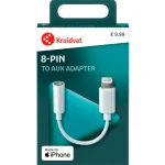 Hot Kruidvat 8-pin To Mini-jack Audio Adapter