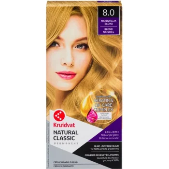 Outlet Kruidvat 8.0 Natuurlijk Blond Crème Haarkleuring