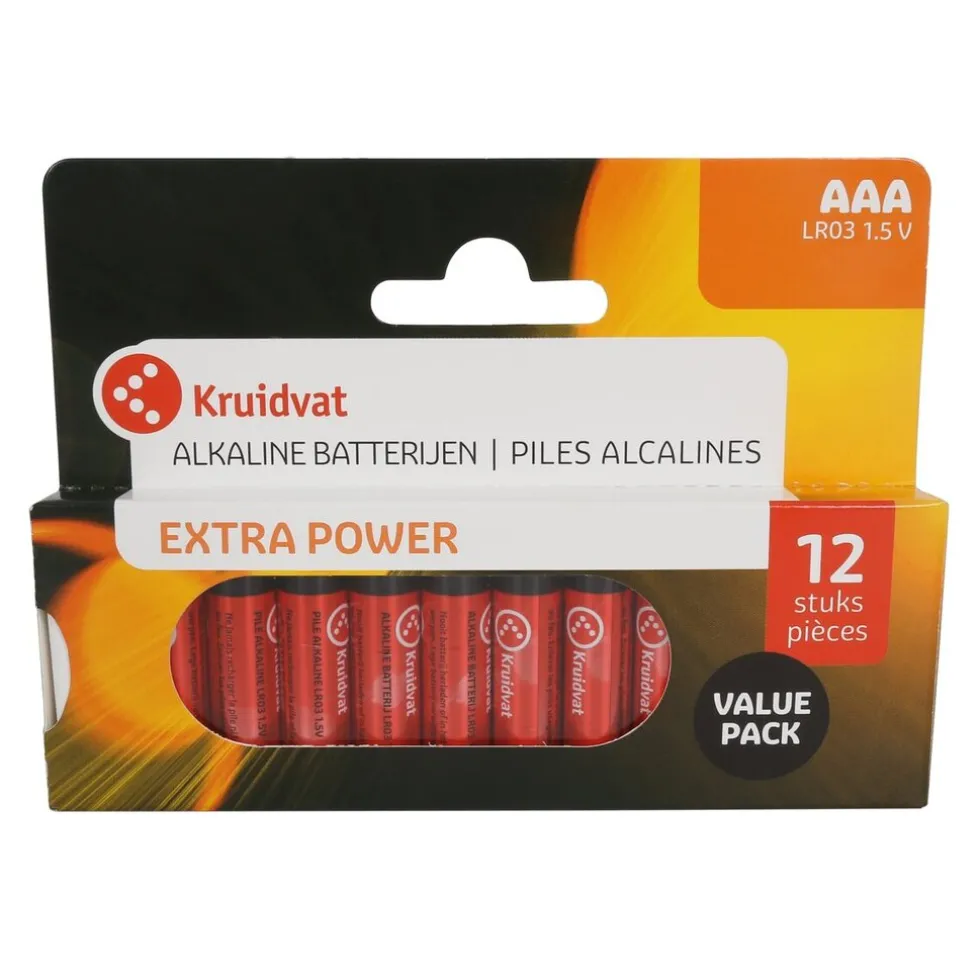 kruidvat-alkaline-aaa-batterij-dEmgCQOd-0.webp Discount Kruidvat Alkaline AAA Batterijen