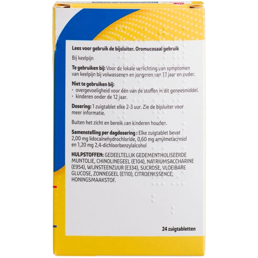 kruidvat-amylmetacresol-lidoc-xvUuPNyk-1.webp Outlet Kruidvat Amylmetacresol + Lidocaïne Keelpijn Zuigtabletten