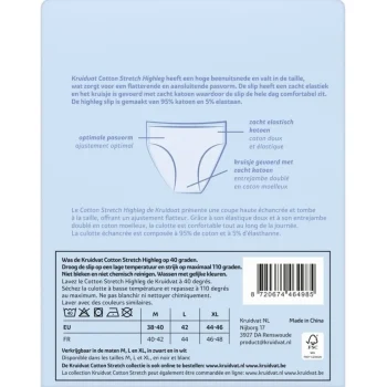 Hot Kruidvat Cotton Stretch Highleg Damesslip