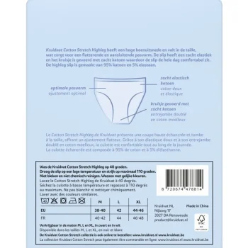Fashion Kruidvat Cotton Stretch Highleg Damesslip