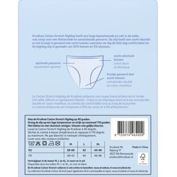 Hot Kruidvat Cotton Stretch Highleg Damesslip