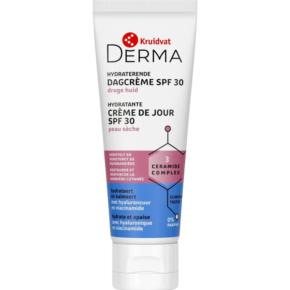 kruidvat-derma-spf30-hydratere-oHthkxKa-1.webp Outlet KRUIDVAT DERMA SPF30 Hydraterende Dagcrème