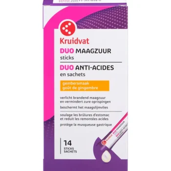 Discount Kruidvat Duo Maagzuur Sticks Met Gembersmaak