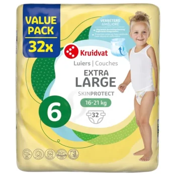 New Kruidvat Extra Large Maat 6 Luiers Valuepack