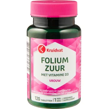 Clearance Kruidvat Foliumzuur Met Vitamine D3 Tabletten