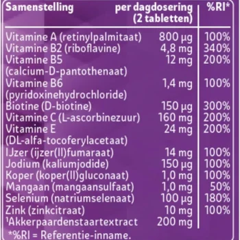 New Kruidvat Huid Haar En Nagels Tabletten