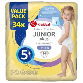Hot Kruidvat Junior Plus Maat 5+ Luiers Valuepack