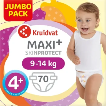 Hot Kruidvat Maxi+ Maat 4+ Luiers Jumbopack