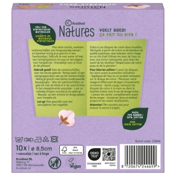 Sale Kruidvat Natures Cotton-Bamboo Reusable Pads