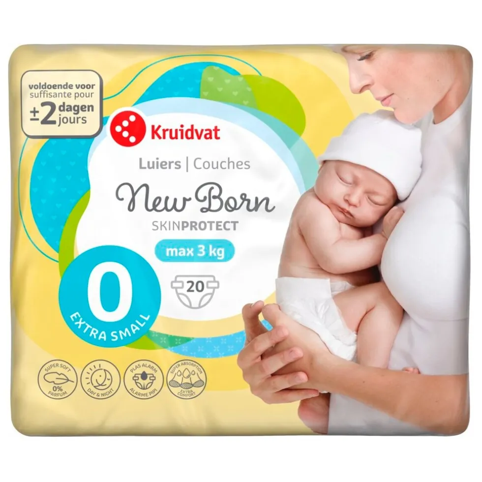 kruidvat-newborn-extra-small-m-RXlRAlIC-1.webp Online Kruidvat NewBorn Extra Small Maat 0 Luiers Smallpack