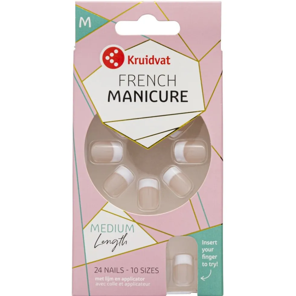 kruidvat-salon-nails-french-ma-JDOOtmsV-0.webp New Kruidvat Salon Nails French Manicure Medium Length Kunstnagels