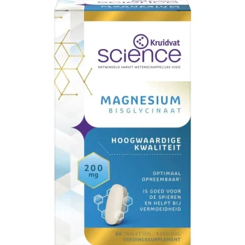 Outlet Kruidvat Science Magnesium Bisglycinaat Tabletten