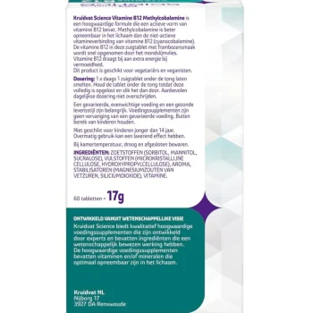 Fashion Kruidvat Science Vitamine B12 Zuigtabletten