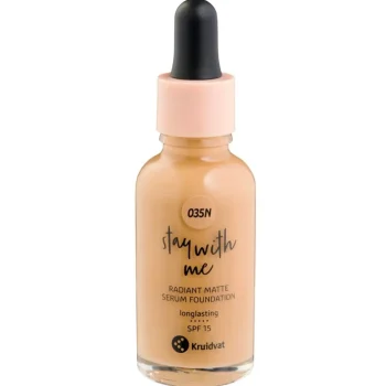 Discount Kruidvat Stay With Me 035N Medium Olive Radiant Matte Serum Foundation