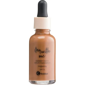 New Kruidvat Stay With Me 060 C Deep Amber Radiant Matte Serum Foundation