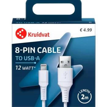 Best Kruidvat USB-A 8-Pin Kabel
