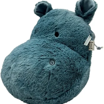 Sale Label Label Hippo Harvey Blauw Muurdecoratie