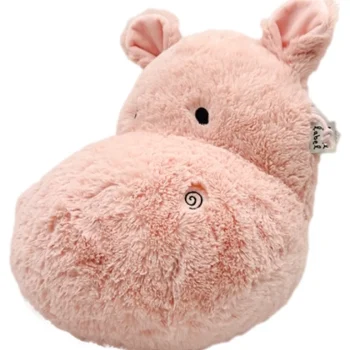 New Label Label Hippo Harvey Roze Muurdecoratie