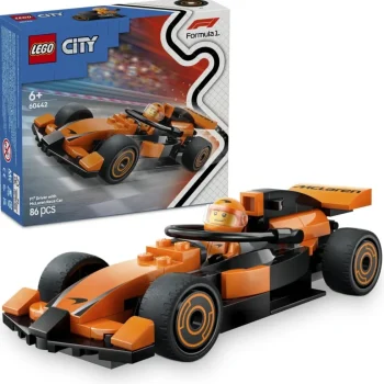 Outlet LEGO City 60442 F1 Coureur Met McLaren Racewagen