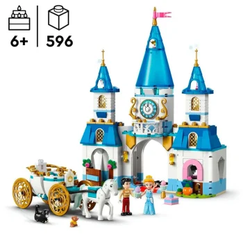 Discount LEGO Disney 43275 Assepoesters Kasteel En Paardenkoets