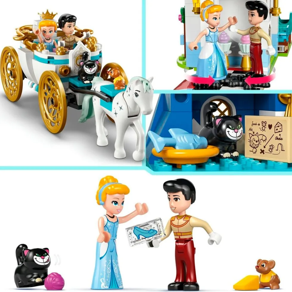 lego-disney-43275-assepoesters-AuOmloho-3.webp Discount LEGO Disney 43275 Assepoesters Kasteel En Paardenkoets