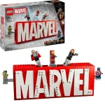 Clearance LEGO Marvel 76313 Marvel Logo En Minifiguren