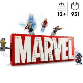Clearance LEGO Marvel 76313 Marvel Logo En Minifiguren