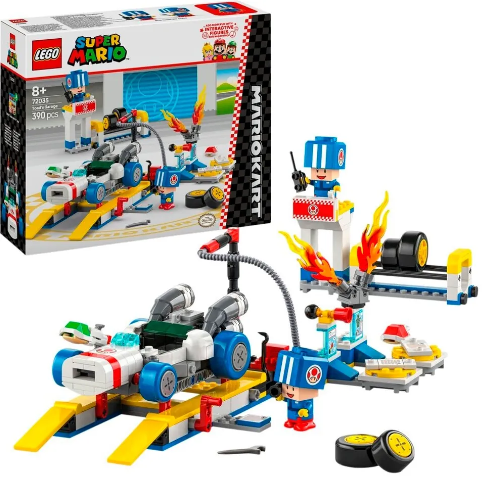 lego-super-mario-72035-mario-k-RXGzvnFo-0.webp New LEGO Super Mario 72035 Mario Kart – Toads Garage