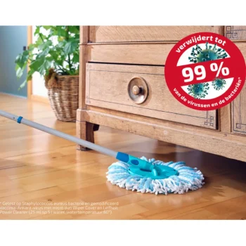 Outlet Leifheit Clean Twist Dweil Set Disc Mop Ergo Met Emmer Op Wieltjes En Uitwringsysteem