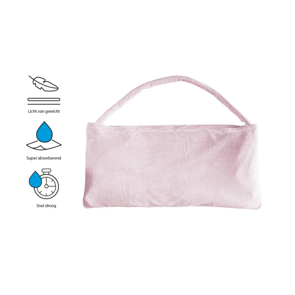 linnick-strandlaken-ligbed-han-OmwUwzSE-4.webp Hot Linnick Strandlaken Ligbed Handdoek Microvezel 75x215cm (3 In 1) - Light Pink