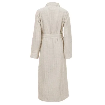 New Linnick Wafel Badjas Kuitlengte