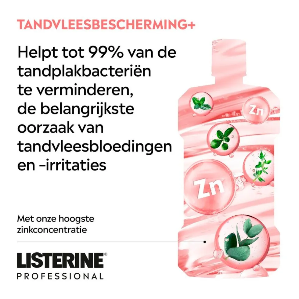 New Listerine Professional Tandvleesbescherming+ Mondspoeling