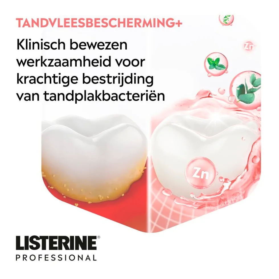 New Listerine Professional Tandvleesbescherming+ Mondspoeling