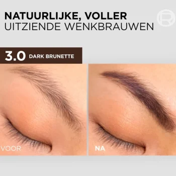 Hot L'Oreal L'Oréal Paris 3.0 Dark Brunette Brow Color Wenkbrauwverf