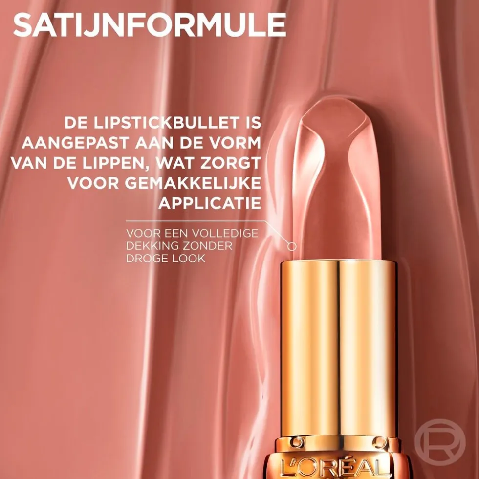 loral-paris-color-riche-nude-i-ukaFgRxs-2.webp Clearance L'Oreal L'Oréal Paris Color Riche Nude Intense 300 Le Rouge Paris Satin Lippenstift